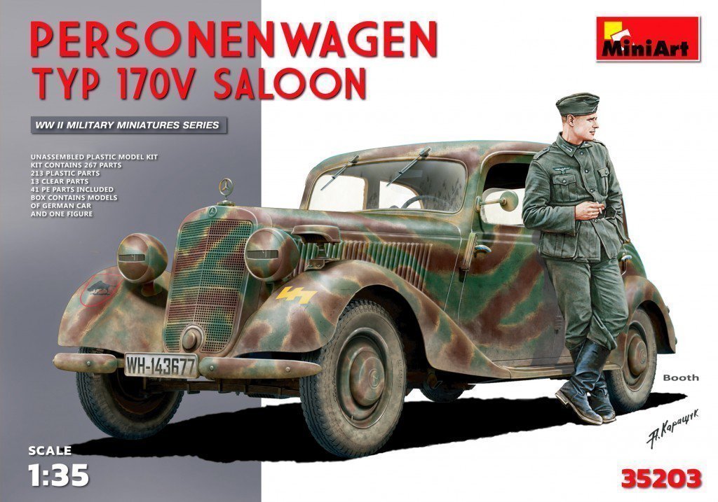 MiniArt Personenwagen Typ 170V Saloon 1/35
