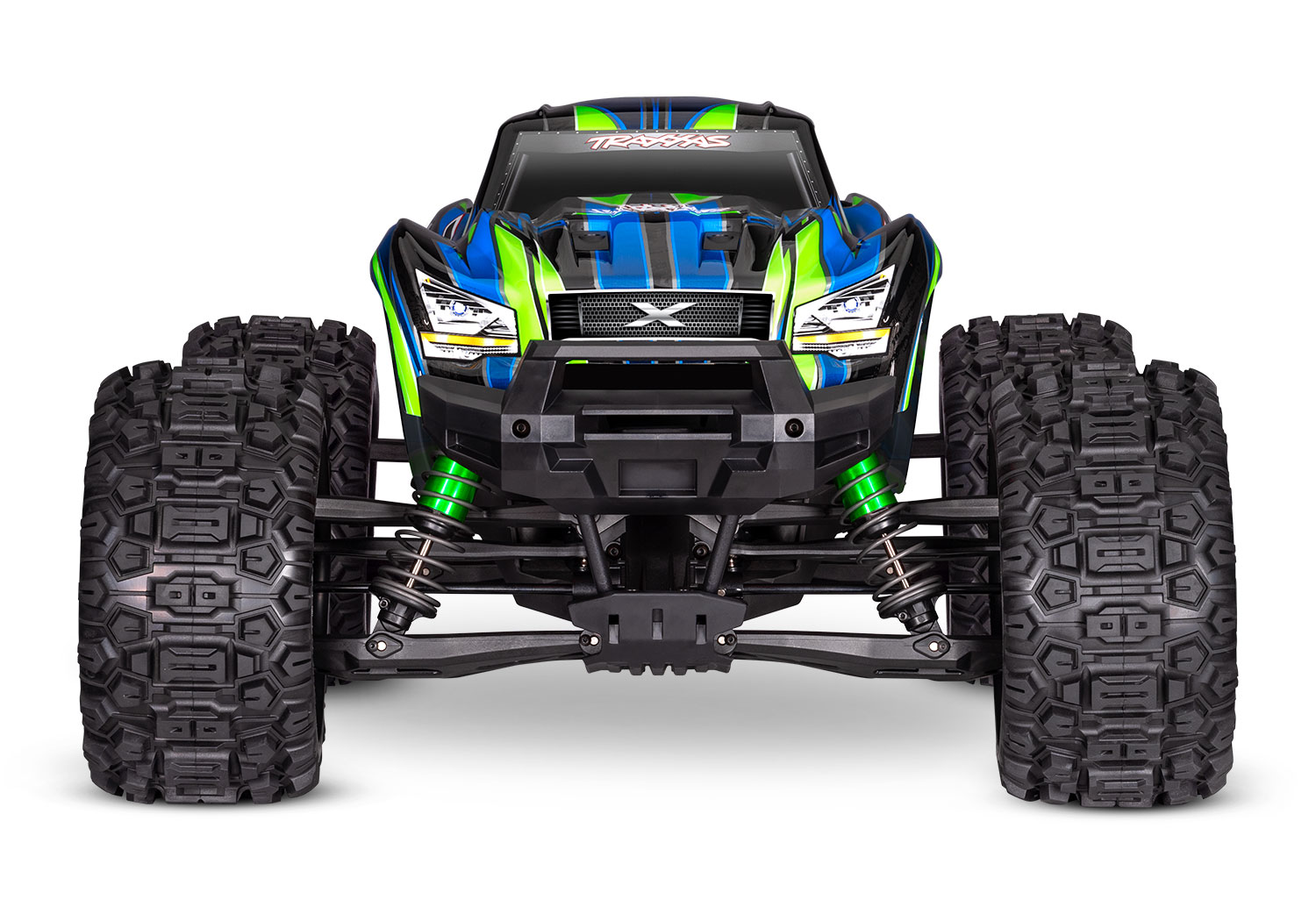 Traxxas X-Maxx 4WD 8S Belted Brushless Monster Truck RTR TSM 30+ Volts 1/5 Green