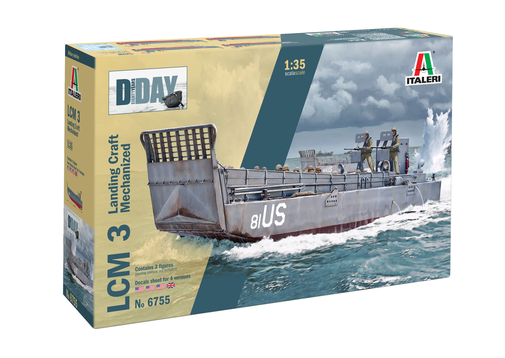 Italeri LCM3 Landing Craft 1/35
