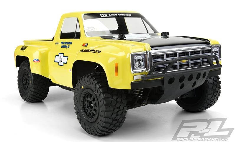 Proline 1978 Chevy C-10 Race Truck Clear Body for SC 1/10