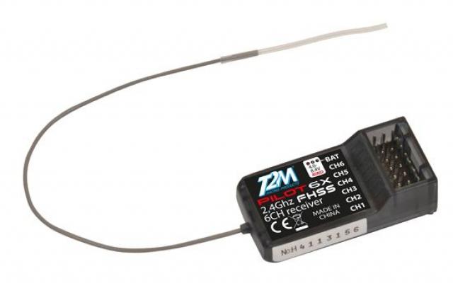 T2M Pilot 6X FHSS 2.4GHz 6-kanaals Zenderset Mode 1