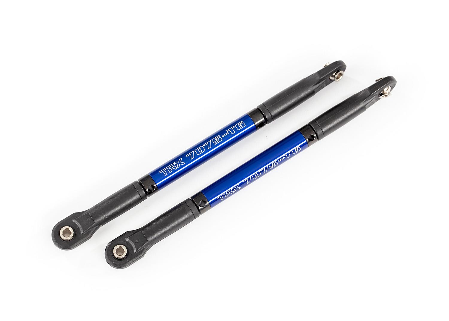 Traxxas Push rods aluminum (blue-anodized) heavy duty (2) (assembled with rod ends and threaded inserts)