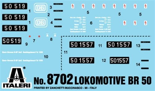 Italeri Lokomotive BR 50 1/87 H0