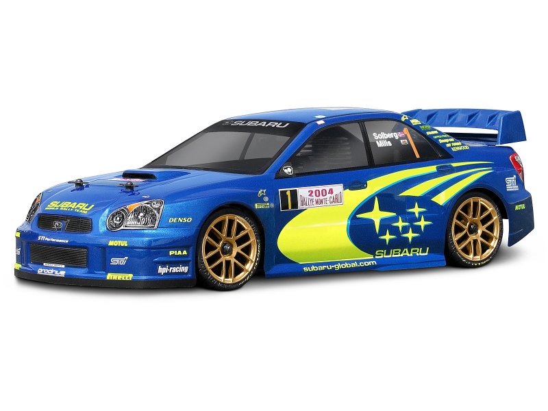 HPI Subaru Impreza 2004 WRC Clear Body 190mm 1/10