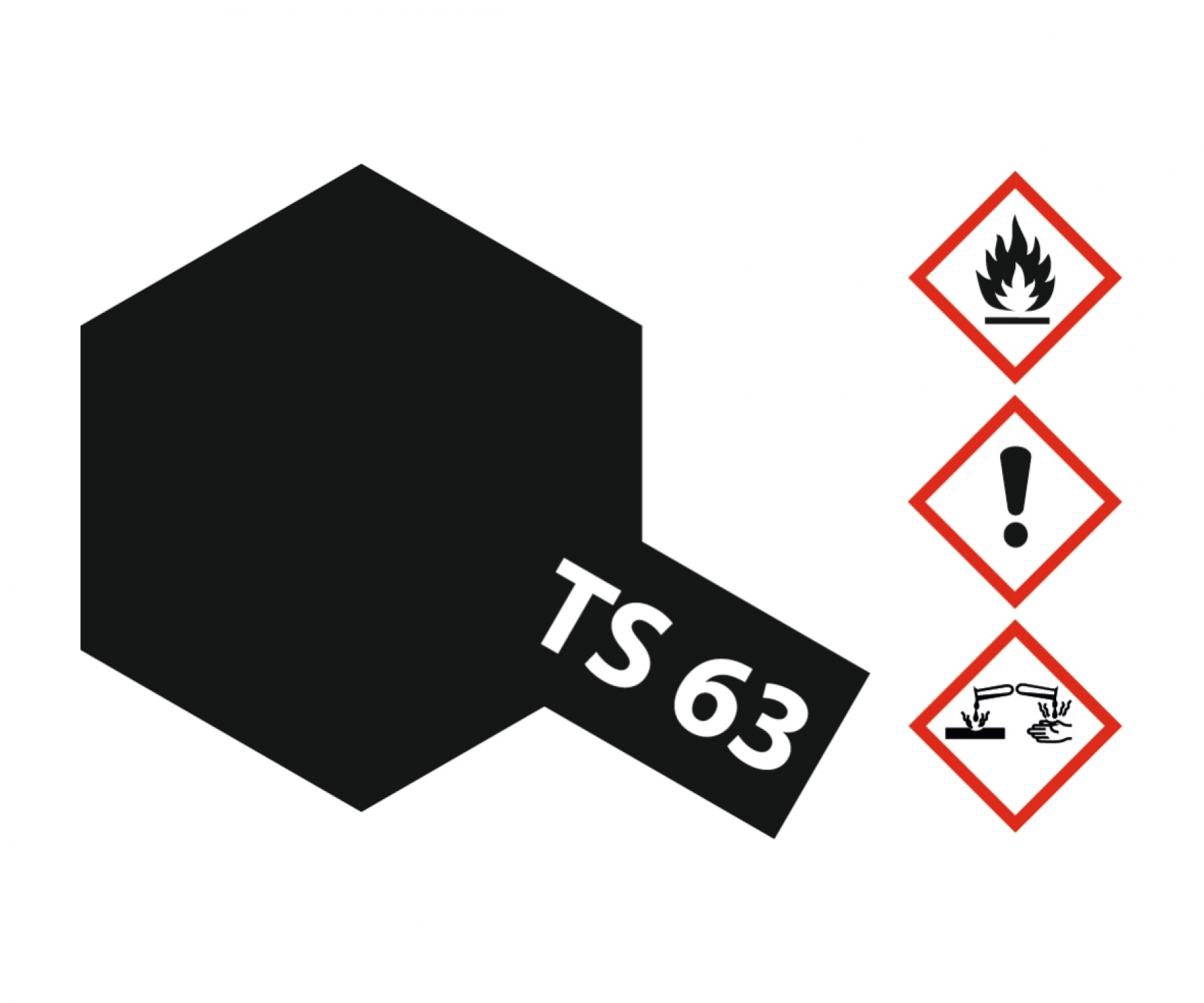 TS63 Spray Nato Black flat 100ml Tamiya