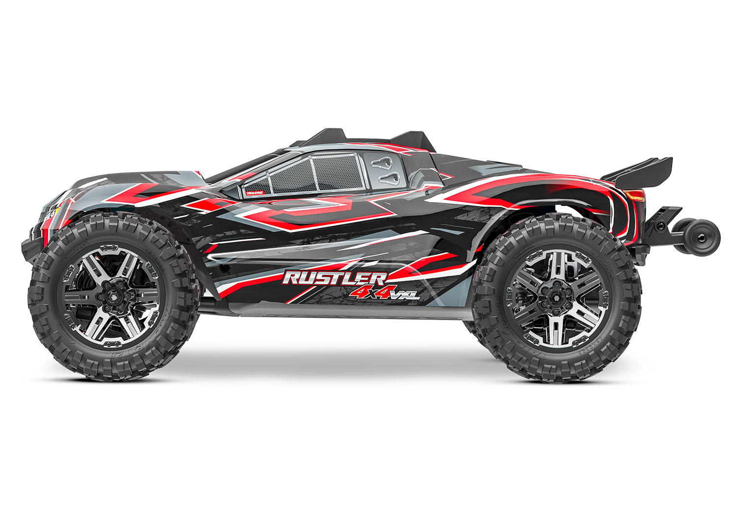 Traxxas Rustler 4X4 VXL HD TQi TSM 1/10 Scale High-Performance Brushless Stadium Truck RED