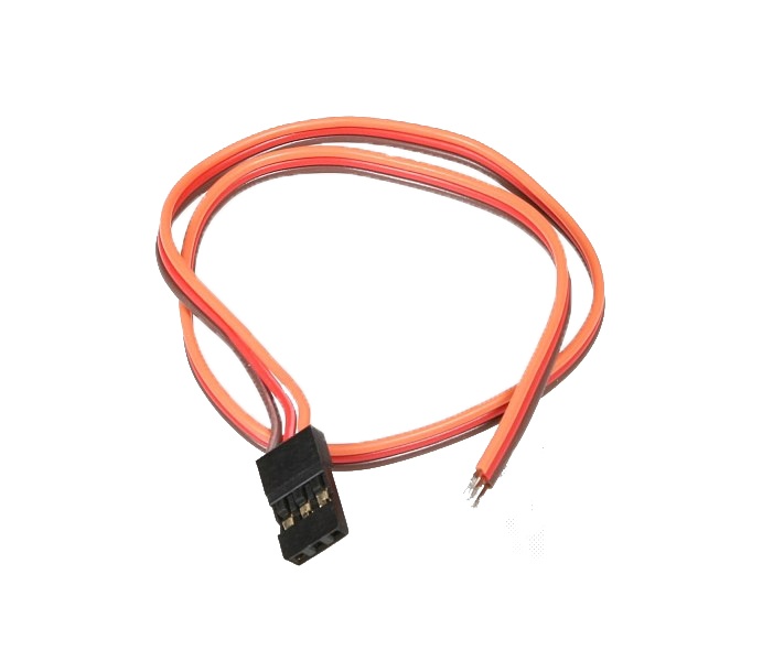 Graupner / JR Servo Stekker met 30cm kabel