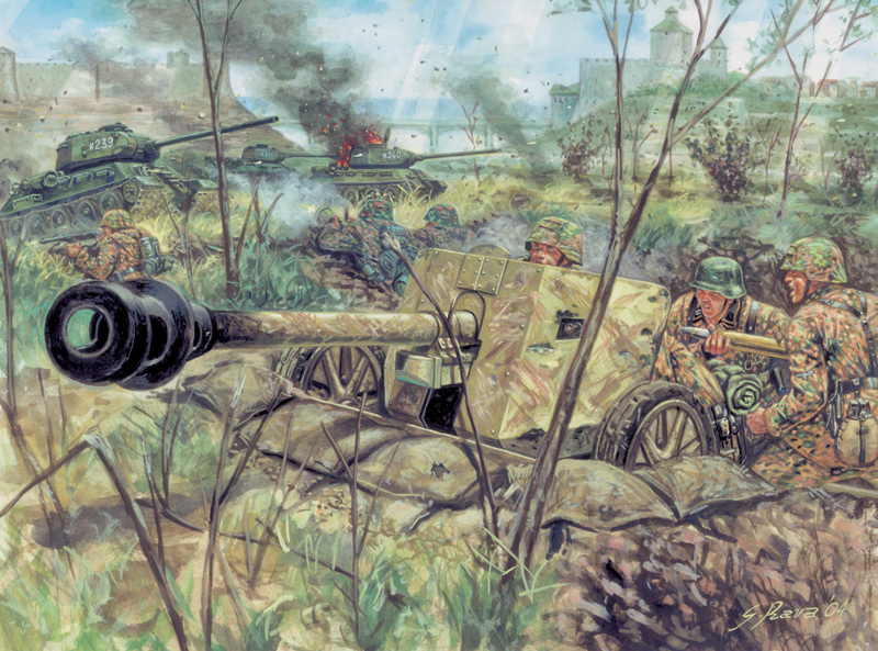 Italeri Pak 40 Antitank Gun 1/72