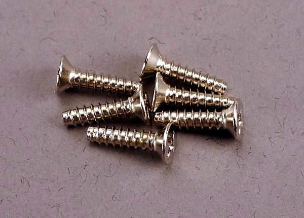 Traxxas Screws 3x12mm countersunk self-tapping (6)