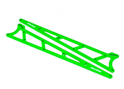 Traxxas Side plates wheelie bar green (aluminum) (2)