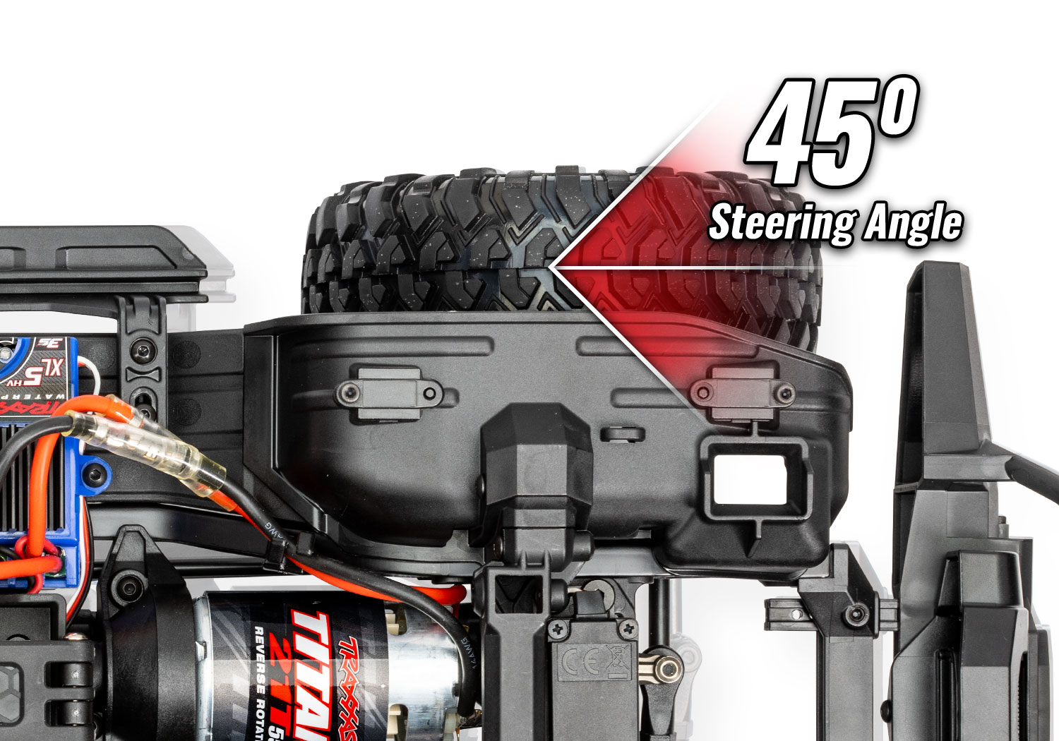Traxxas Land Rover Defender TRX-4 4WD Scale and Trail  Crawler Fully-Assembled 1/10 Clipless Silver