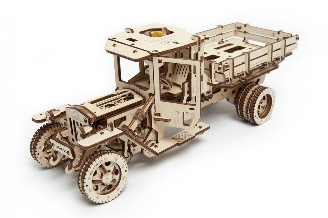 U-Gears Truck UGM-11 mechanisch houten bouwpakket