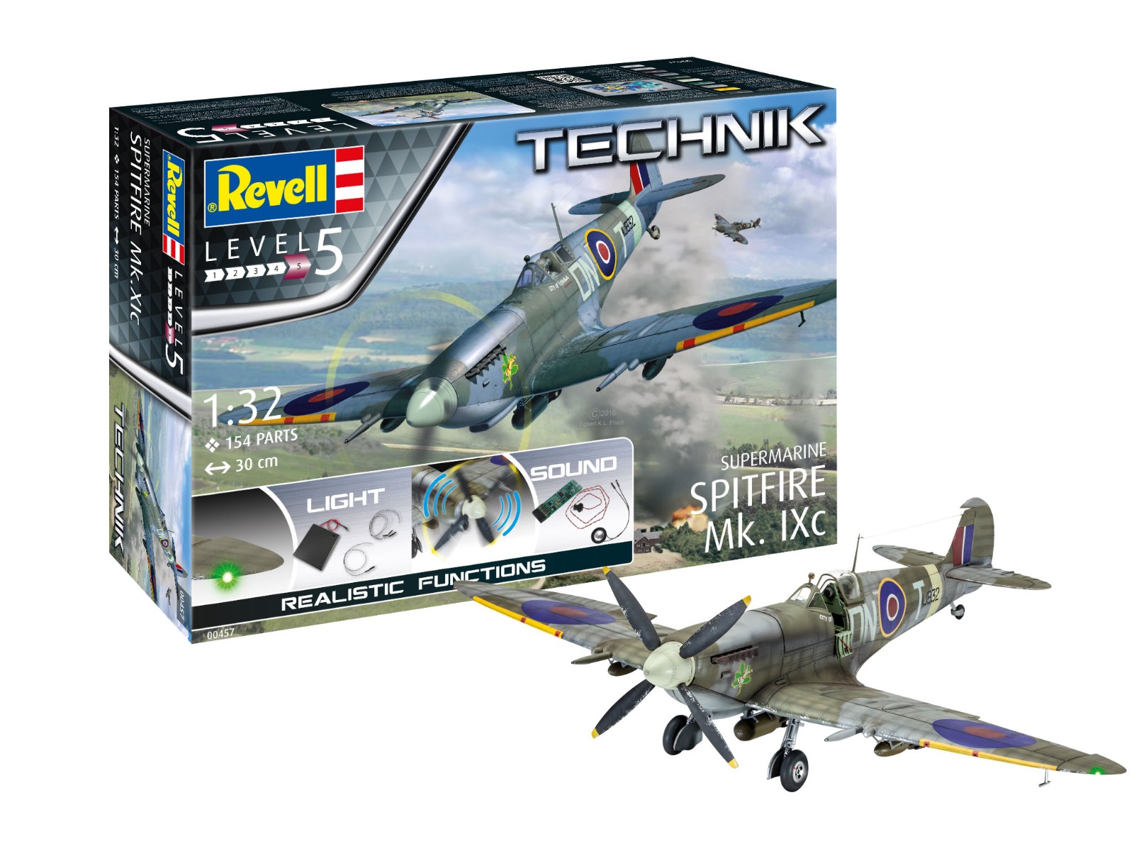 Revell Spitfire Mk.XIc Supermarine Technik 1/32