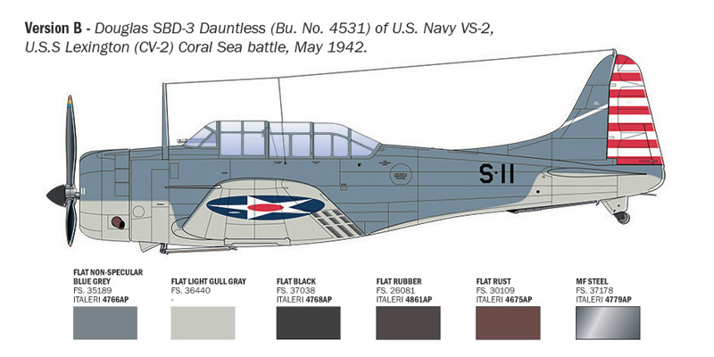 Italeri SBD-3 Dauntless 1/48