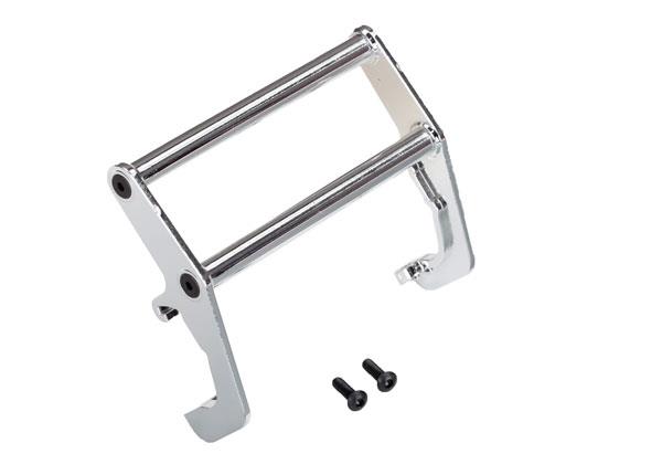 Traxxas Push bar bumper chrome (assembled) (fis #8137 bumper)