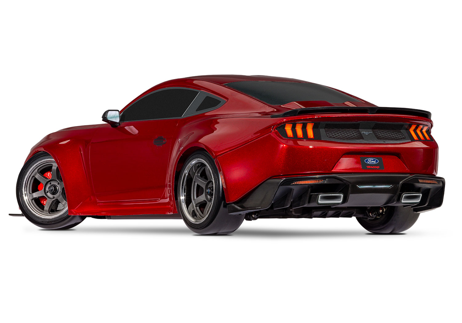 Traxxas 4-TEC 2024 Ford Mustang RWD Drift Car RTR 1/10 Red