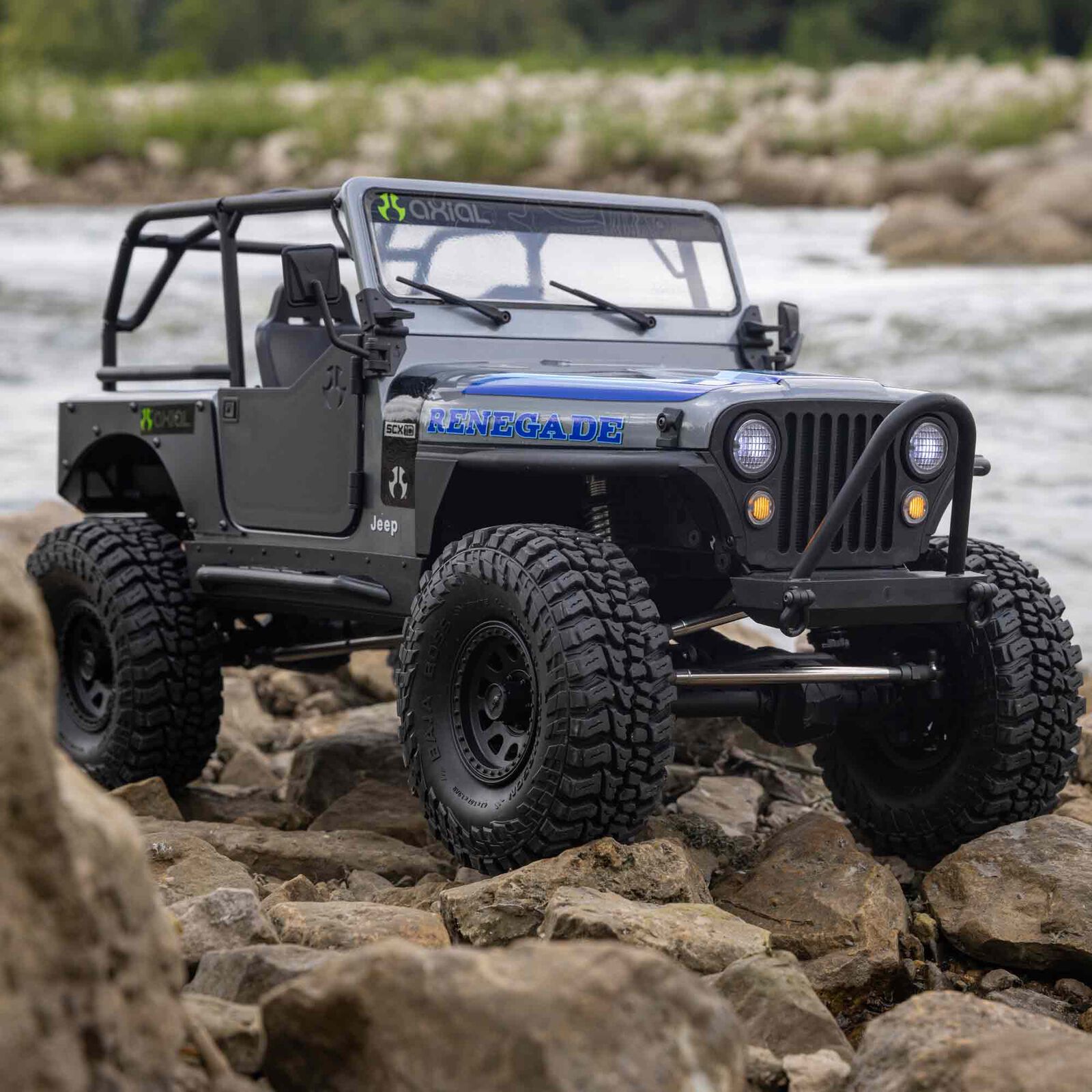 Axial SCX10 III Jeep CJ-7 4WD Brushed RTR Crawler Grey 1/10