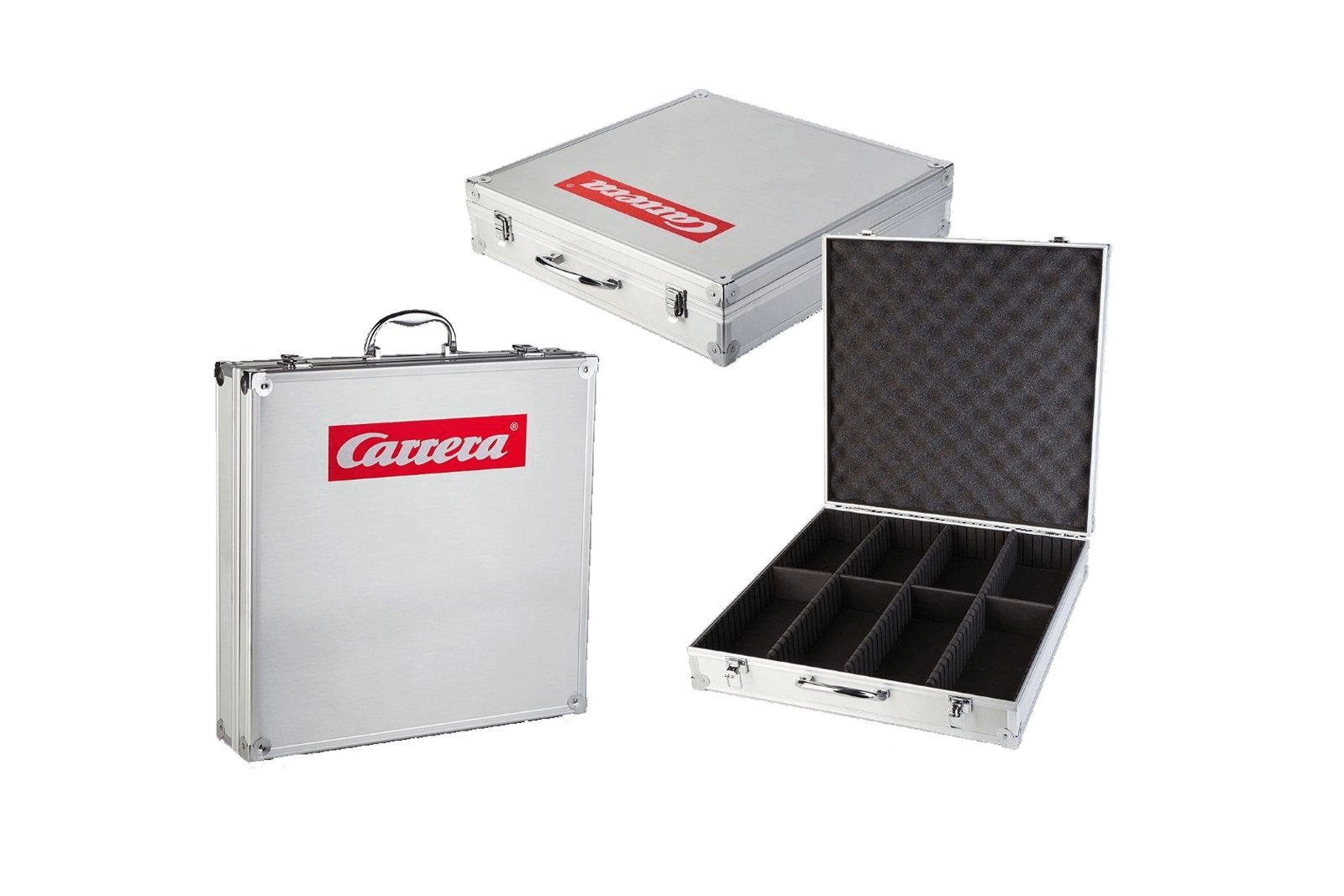 Carrera Aluminium Transportbox for 8 Slotcars 1/32
