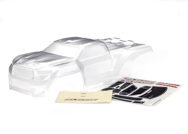Traxxas Body Sledge (clear requires painting)/window grille lights decal sheet
