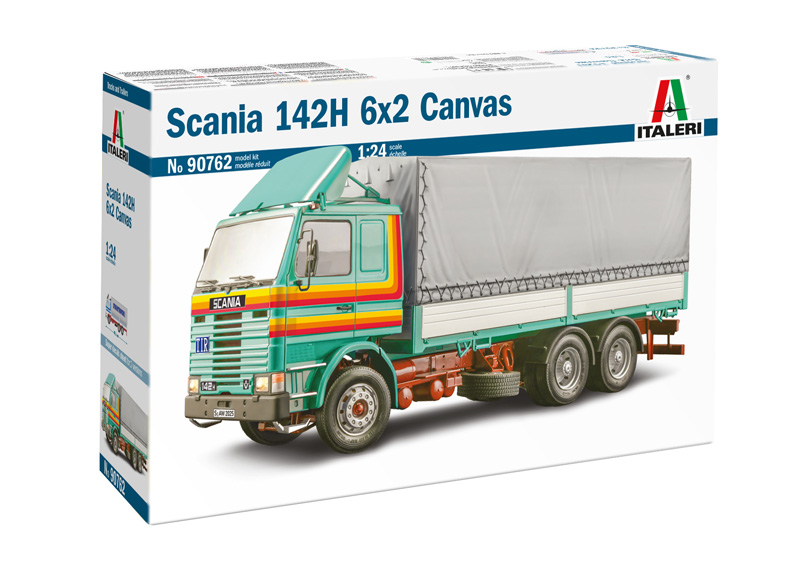 Italeri Scania 142H 6x2 Canvas Truck 1/24