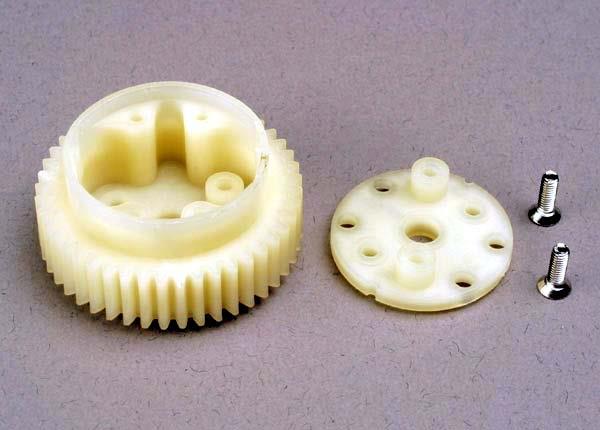 Traxxas Differential gear (45-tooth)/ side cover plate & screws