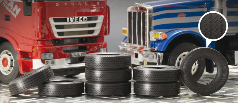 Italeri Truck Rubber Tyres 1/24 (8)