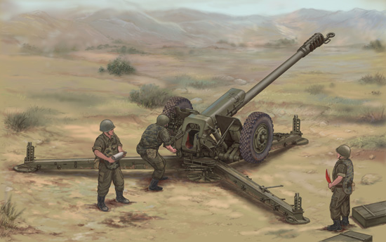Trumpeter Soviet D30 122mm Howitzer - Late Version 1/35
