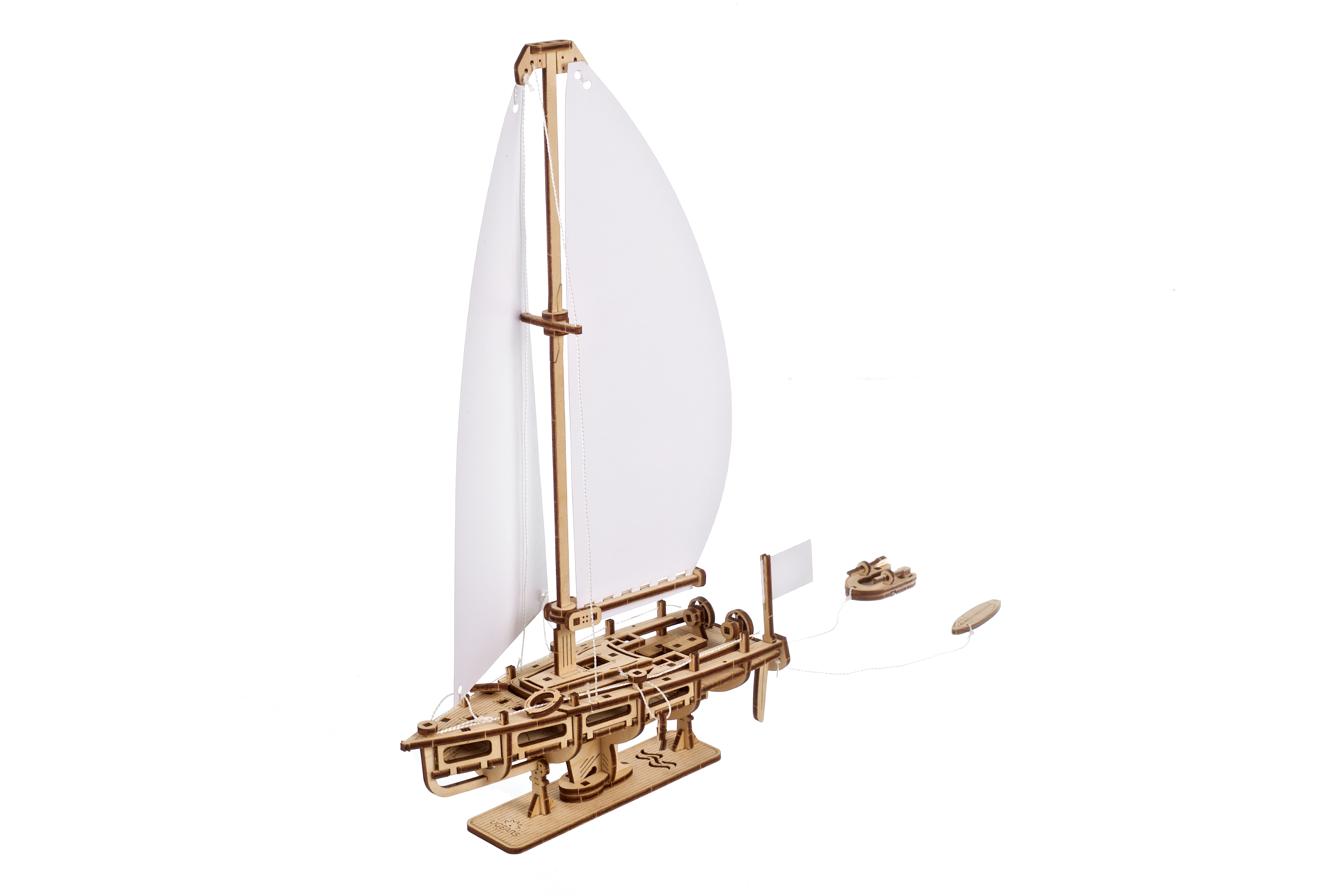 U-Gears Oceaan Parel Yacht mechanisch houten bouwpakket