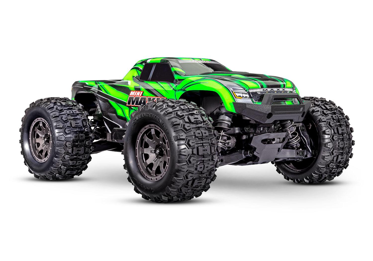 Traxxas Mini Maxx BL-2s TQ 4X4 RTR Brushless Monster Truck 1/16 Green