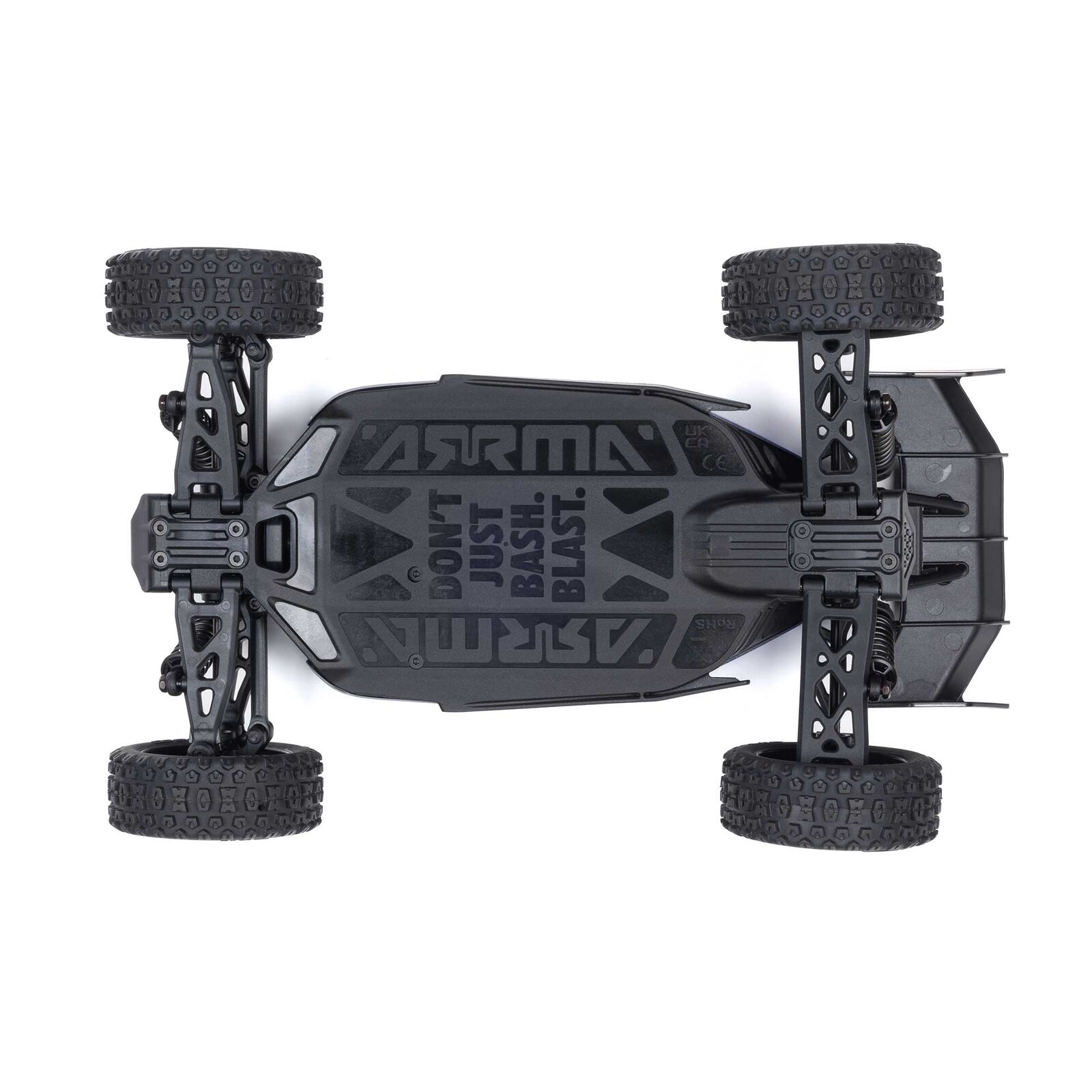Arrma TYPHON GROM MEGA 380 Brushed 4X4 Small Scale Buggy RTR with Battery & Charger Red/White 1/18