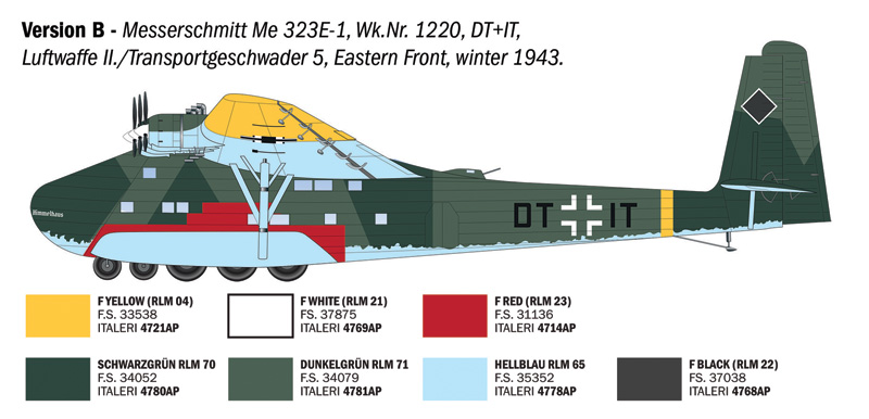 Italeri Messerschmitt Me 323 Gigant 1/72