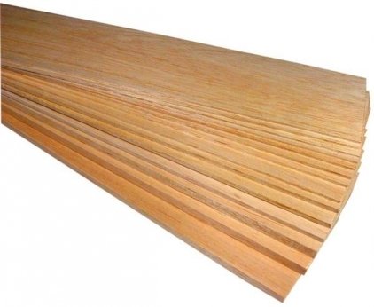 Isensee 10x Balsa Plank 0.6mm dik
