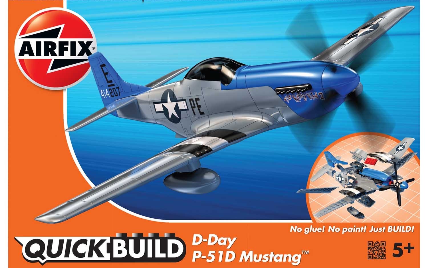 AirFix Quickbuild D-Day P-51D Mustang