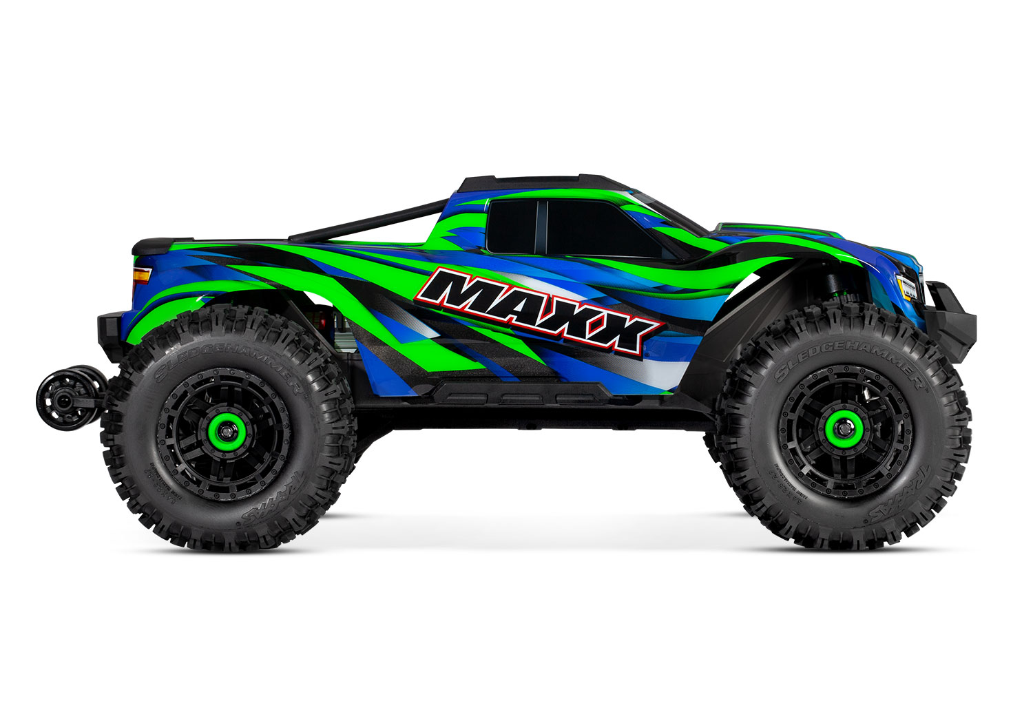 Traxxas Wide Maxx 4WD Brushless Electric Monster Truck VXL-4S TQi 1/8 - Green