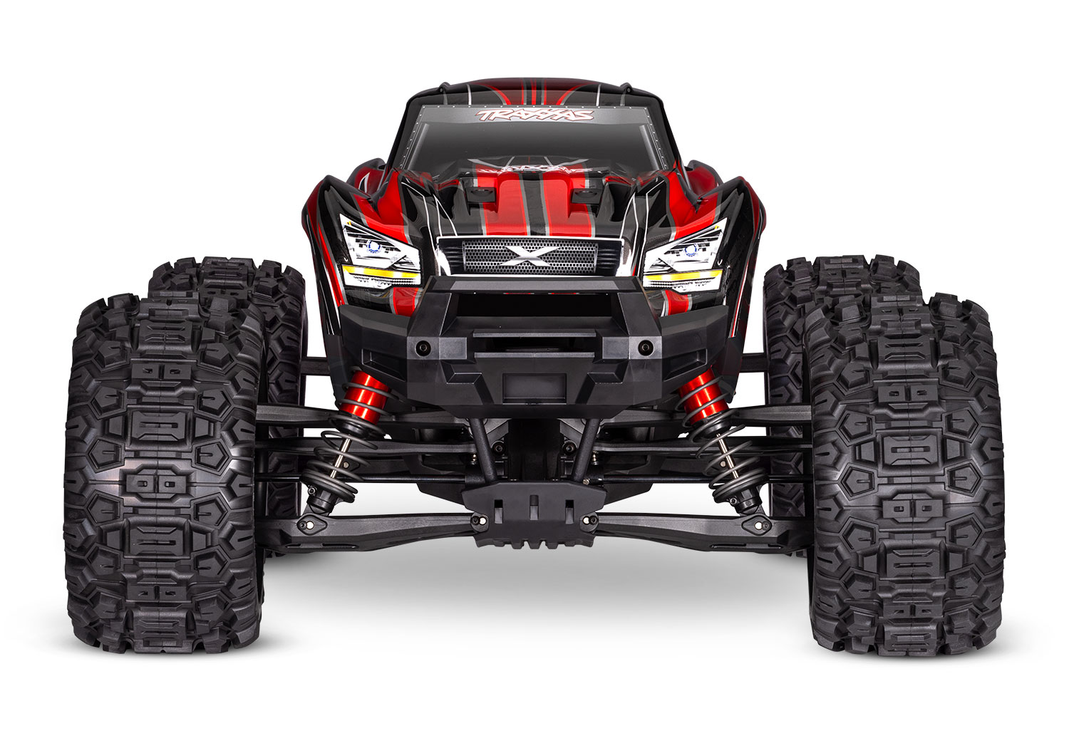 Traxxas X-Maxx 4WD 8S Belted Brushless Monster Truck RTR TSM 30+ Volts 1/5 Red