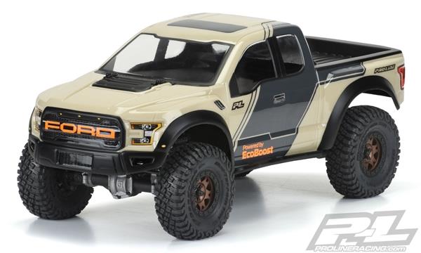 Proline 2017 Ford F-150 Raptor Clear Body 12.3" WB Crawlers 1/10