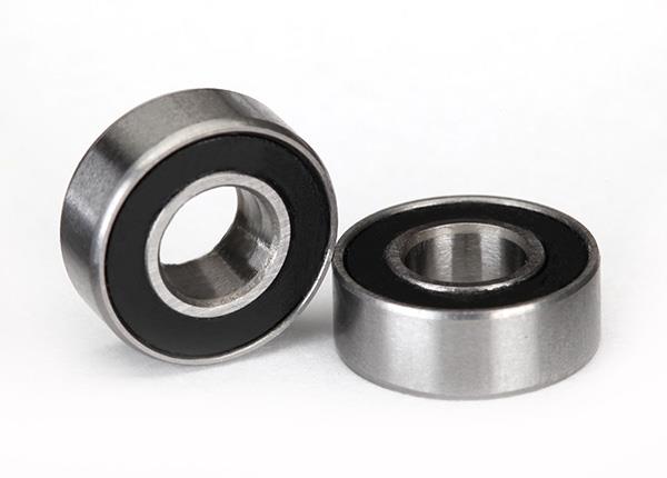 Traxxas Ball Bearings Black Rubber Sealed (5x11x4mm) (2)