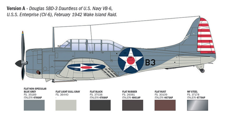 Italeri SBD-3 Dauntless 1/48