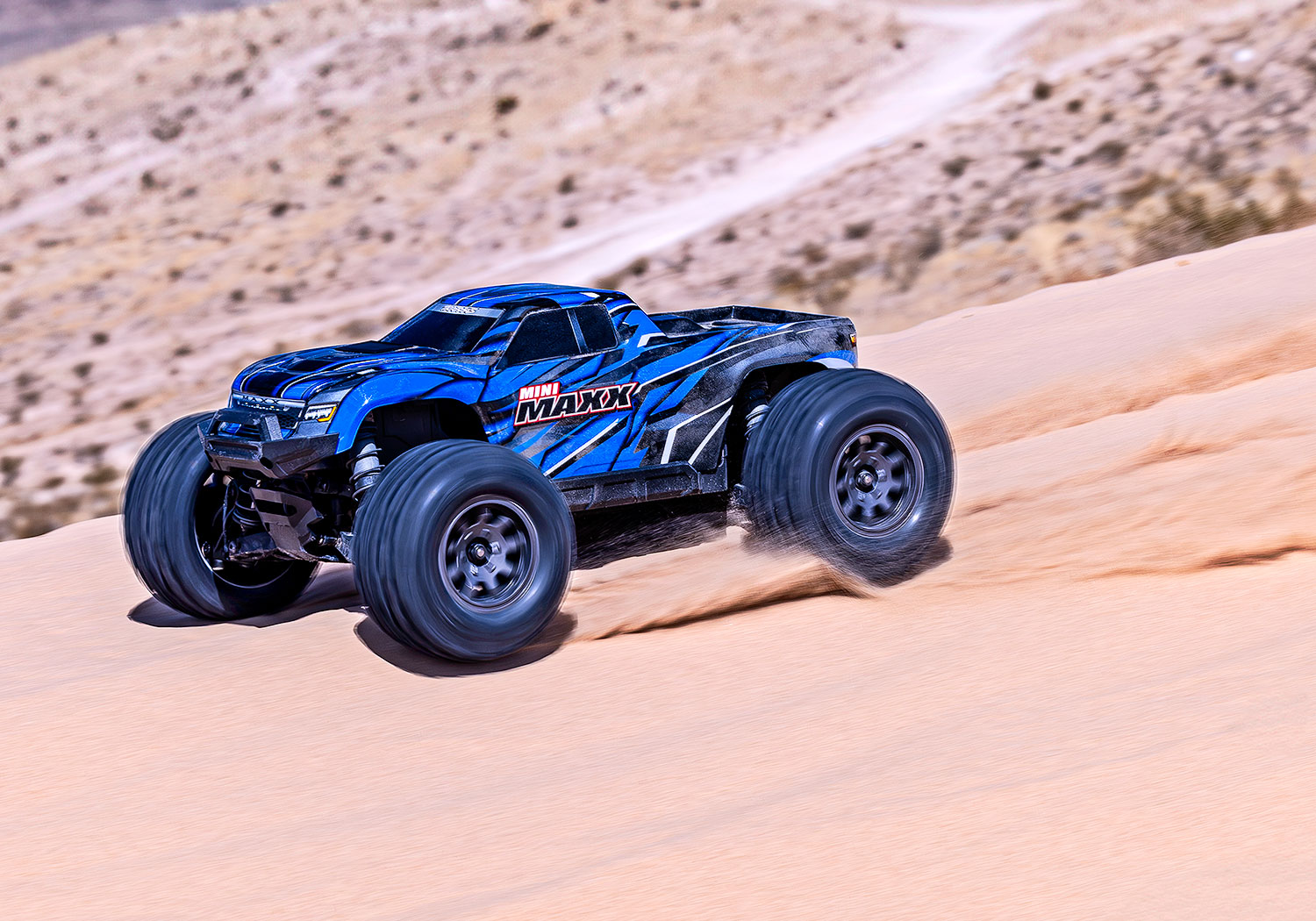 Traxxas Mini Maxx BL-2s TQ 4X4 RTR Brushless Monster Truck 1/16 Black