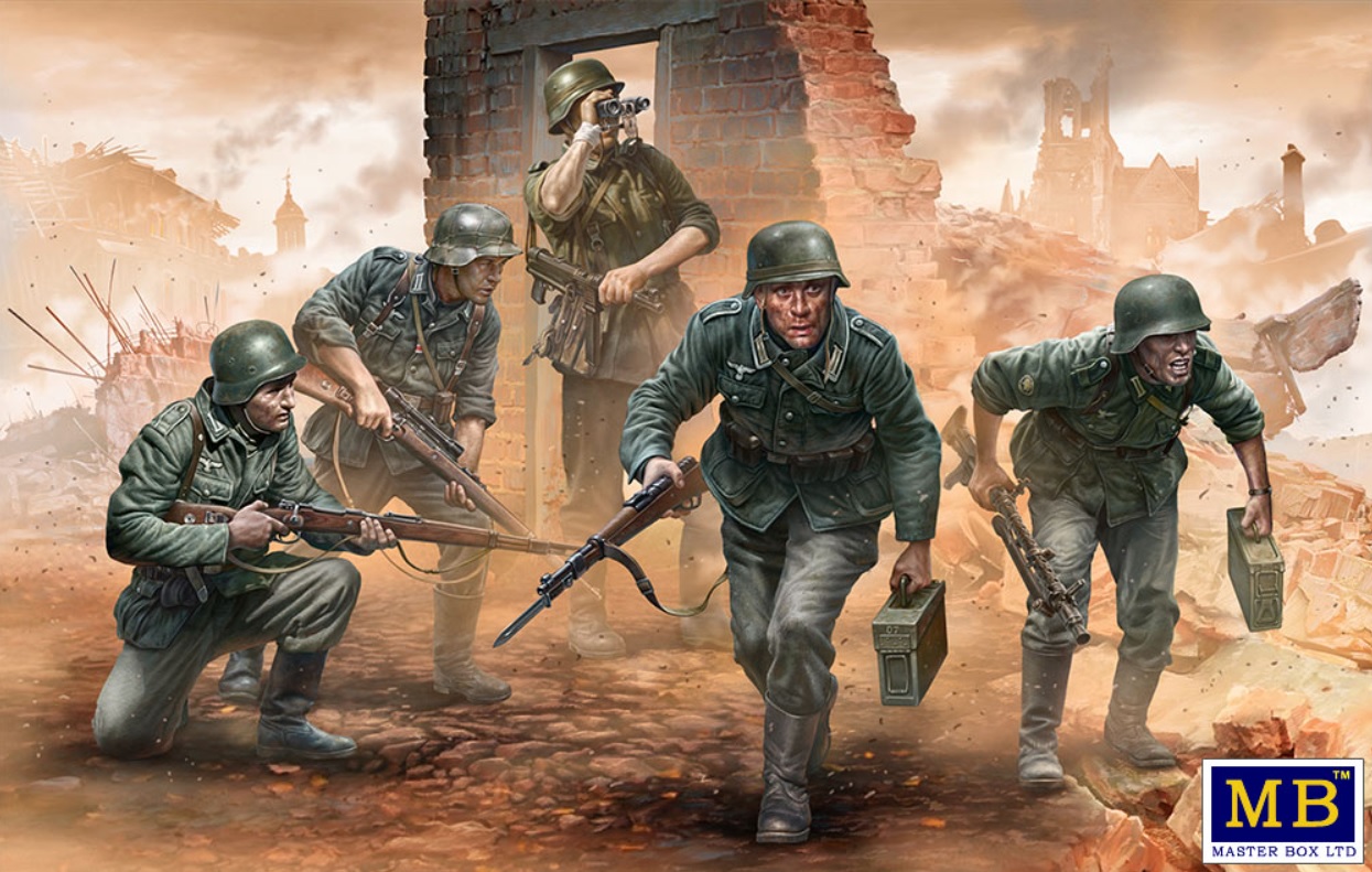 Master Box LTD German Infantry, WWII era. Early period 1/35