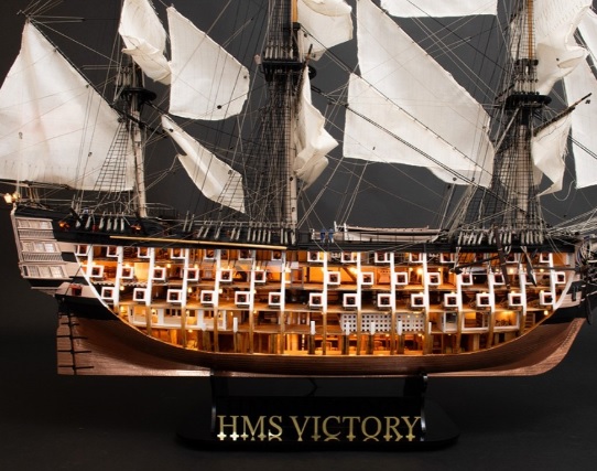 Artesania Latina HMS VICTORY Trafalgar 1805 houten scheepsmodel kit 1/84