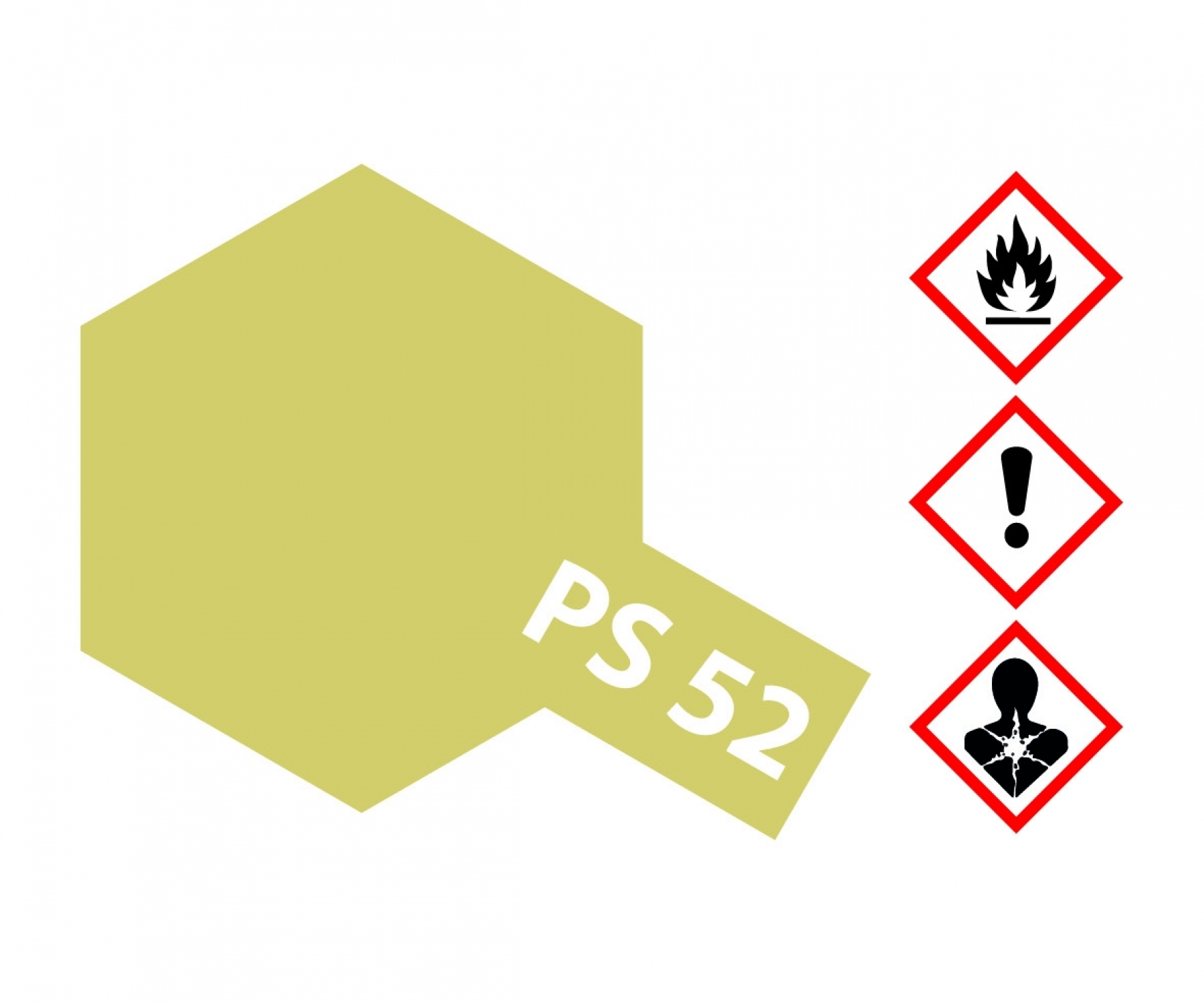PS52 Spray Champagne Gold Anodized Aluminum brillant 100ml Tamiya