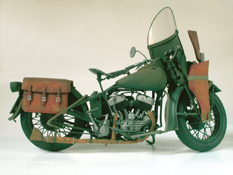 Italeri WLA 750 U.S. Military Motorcycle 1/9