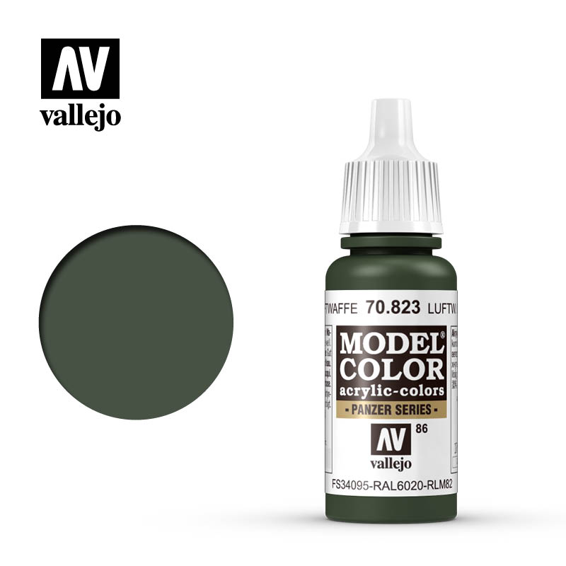 70823 Vallejo Luftwaffe Camo Green Model Color 17ml