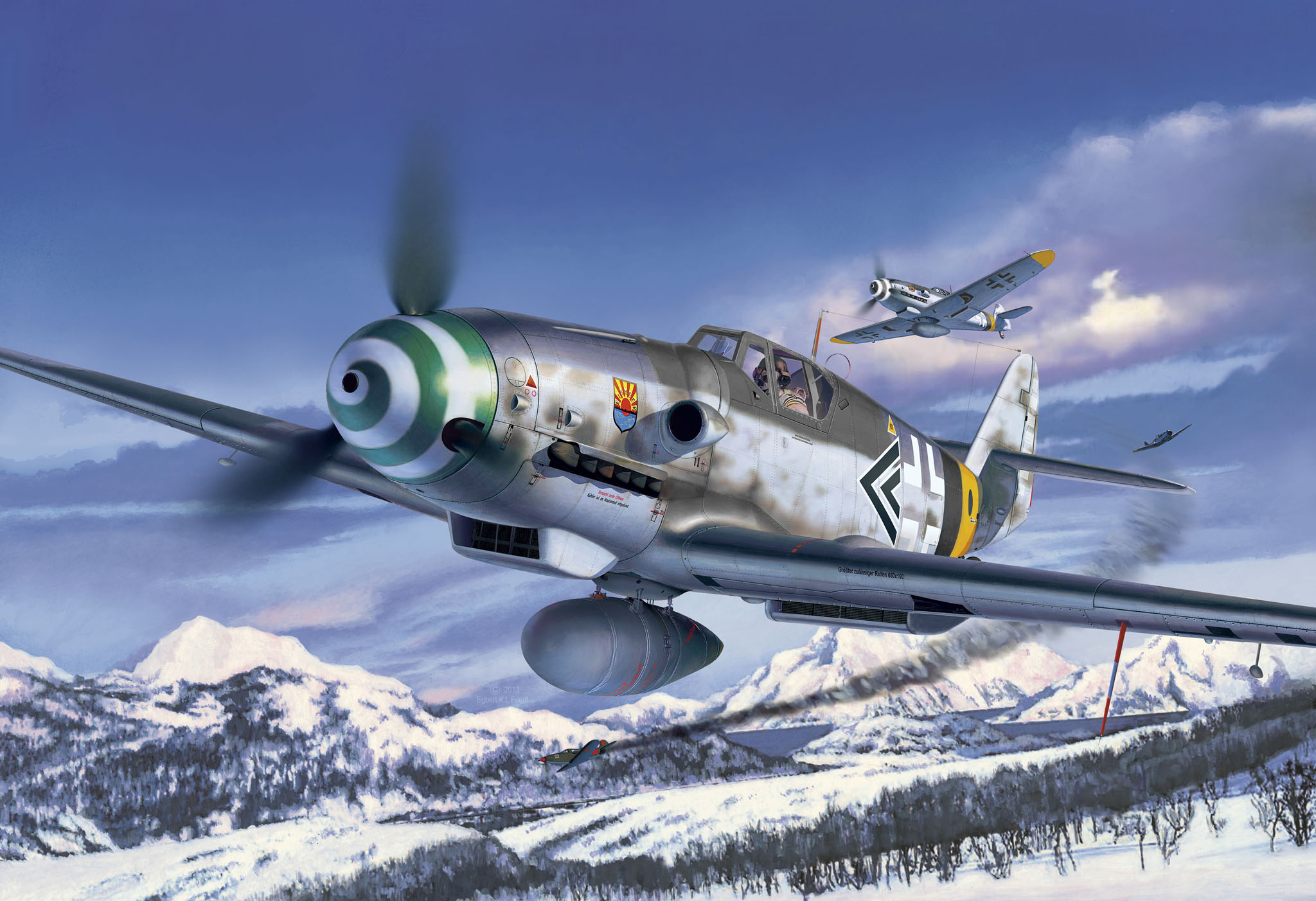 Revell Model Set Messerschmitt Bf109G-6 easy-click-system 1/32