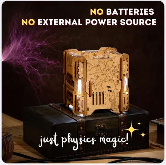 Puzzle Potato Tesla Box, Electronic Puzzle Box, Escape Room Game
