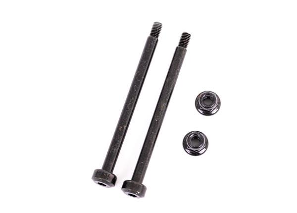 Traxxas Suspension pins outer front 3.5x48.2mm (hardened steel) (2)/ M3x0.5mm NL flanged (2)