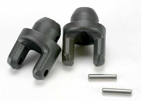 Traxxas Yokes stub axle (2)/ pins (2)
