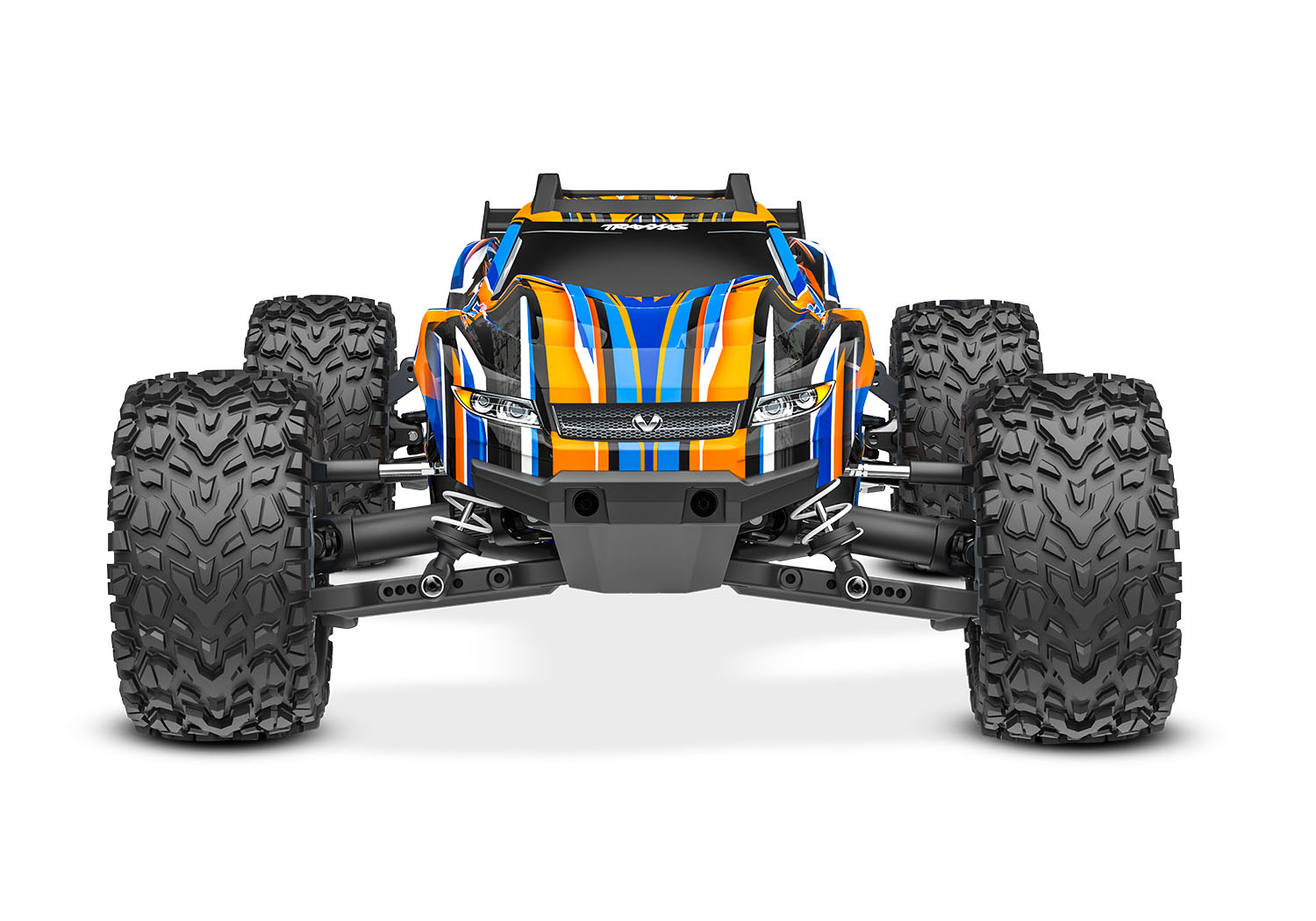 Traxxas Rustler 4X4 VXL HD TQi TSM 1/10 Scale High-Performance Brushless Stadium Truck Orange