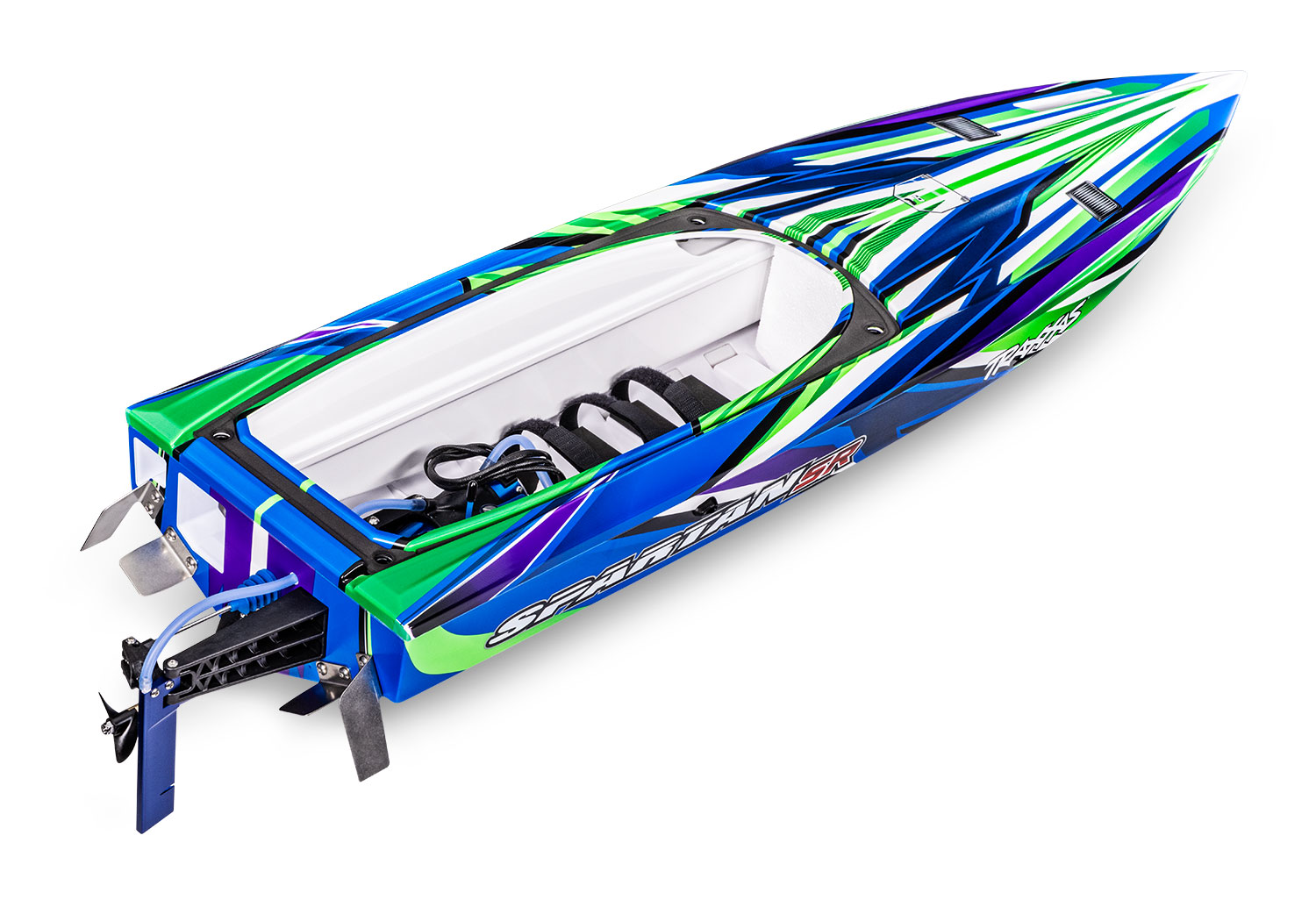Traxxas Spartan SR36 Brushless Race Boat TQi TSM RED